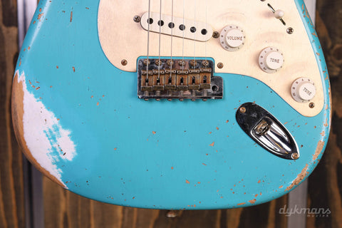 Fender Custom Shop LTD '58 Stratocaster Heavy Relic, Super Faded Aged Taos Turquoise