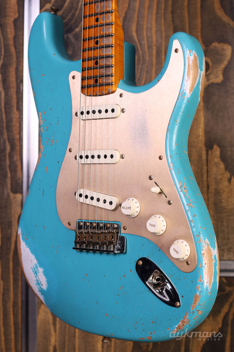 Fender Custom Shop LTD '58 Stratocaster Heavy Relic, Super Faded Aged Taos Turquoise