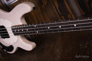 Music Man Stingray Tim Commerford's Passive Fight Night White