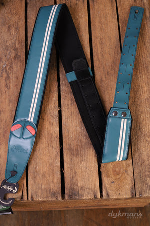 RightOn Guitar Strap Race Teal