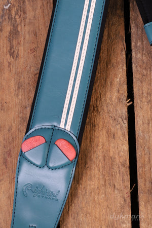 RightOn Guitar Strap Race Teal