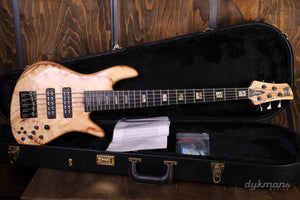 Fodera Emperor Deluxe Chestnut Burl