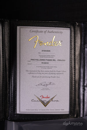 Fender Custom Shop Pino Palladino P-Bass PRE-ORDER