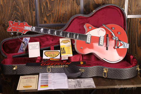 Gretsch Custom Shop 1955 White Penguin Tahiti Coral by Master Builder Chad Henrichsen