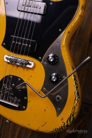 Novo Serus J Finish Over Finish Vandalism over '64 3-Tone Burst