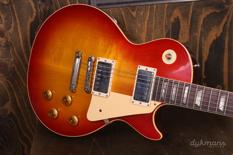 Gibson Custom Shop 1958 Les Paul Standard Washed Cherry Sunburst VOS