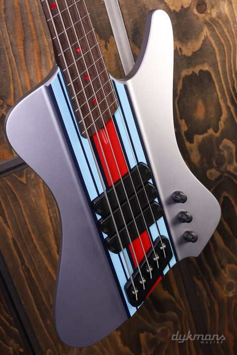 Dingwall Custom Shop D-Roc Custom 5-string Martini Porsche Stripe NAMM 2024