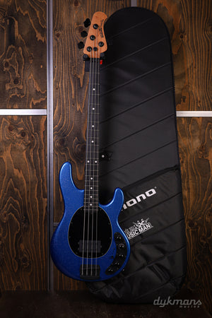 Music Man DarkRay 4 Custom Color Blue Sparkle PRE-OWNED