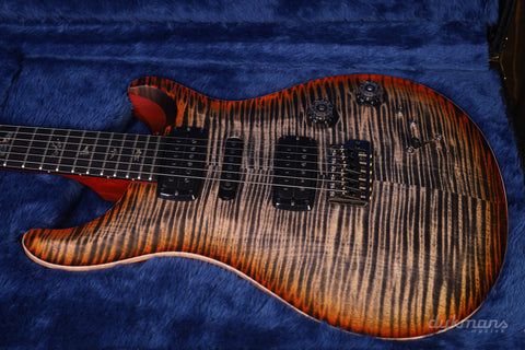 PRS Wood Library Modern Eagle V Burnt Maple Leaf Satin