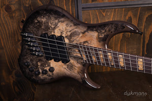 Dingwall Custom Shop Z3X-5 Buckeye Burl Natural to Black Burst