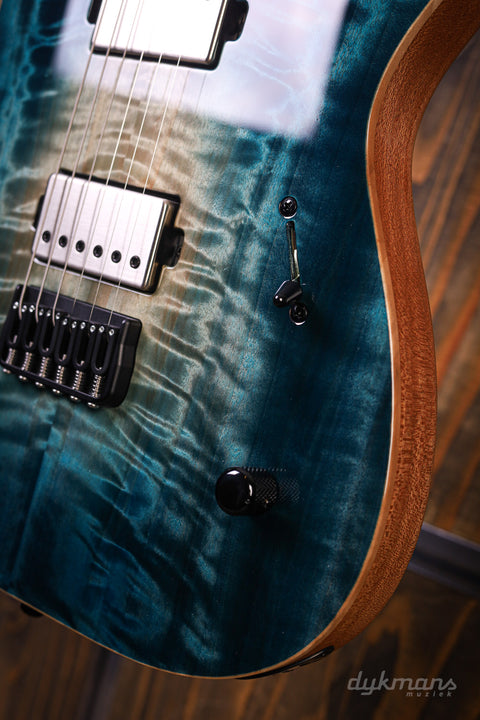 Mayones Duvell Elite 6 Natural Turquoise Burst