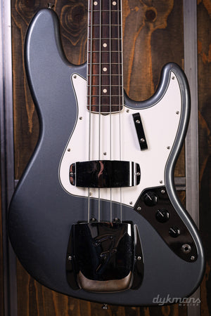 Fender Custom Shop '64 Jazz Bass Journeyman Relic Charcoal Frost Metallic PRE-OWNED!