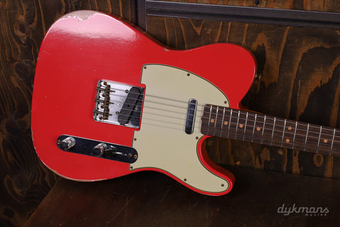 Fender Custom Shop Time Machine '63 Telecaster Relic Aged Fiesta Red