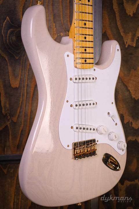 Fender Custom Shop Limited Edition Hardtail '54 Strat DLX Closet Classic Dirty White Blonde