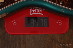 Del-Tone 60's S-Style Sherwood Green Over Sunburst