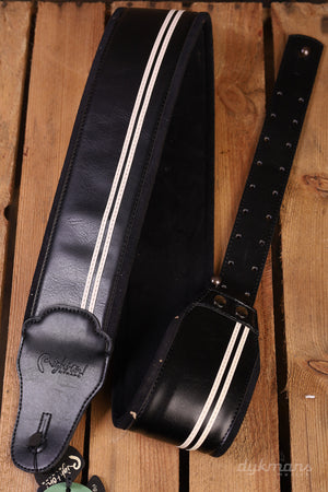 RightOn Guitar Strap B-Race Black Groove