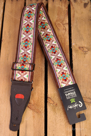 RightOn Guitar Strap Lollapalooza II Beige Standard Plus