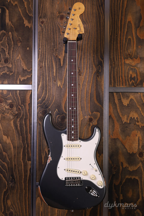 Fender Custom Shop 1967 Stratocaster Relic with Closet Classic Hardware Aged Charcoal Frost Metallic