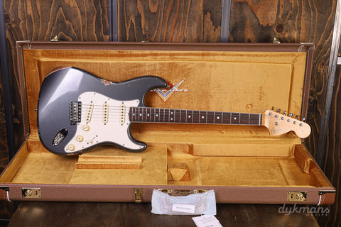 Fender Custom Shop 1967 Stratocaster Relic with Closet Classic Hardware Aged Charcoal Frost Metallic