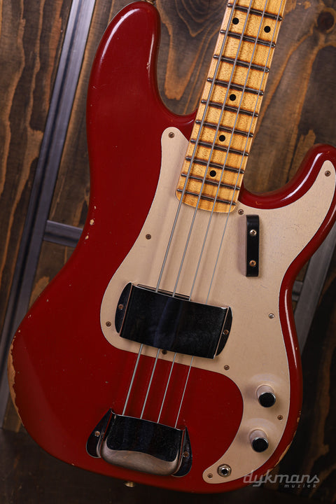 Fender Custom Shop Limited Edition "P" Jazz Bass Relic Aged Cimarron Red