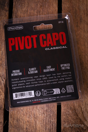 Dunlop Pivot Capo Classical Flat Satin Chrome