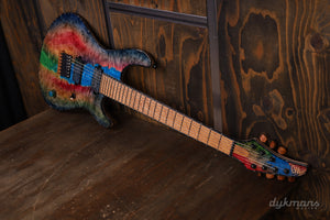 Mayones Regius 7 Buckeye Burl Master Grade Custom Color PRE-ORDER