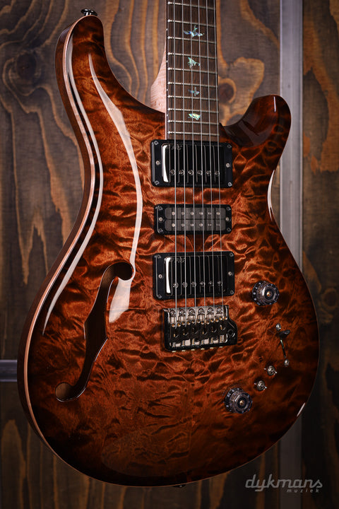 PRS Wood Library Special 22 Semi Hollow Quilt Copperhead Burst