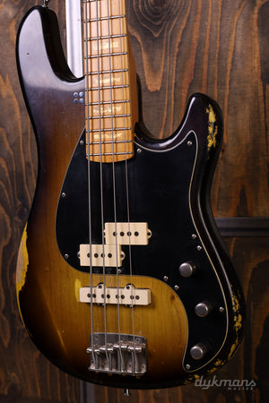 Sandberg BassTheWorld PJ / Hardcore Reserved Aged Tobacco Sunburst