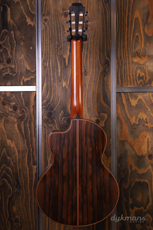 Lowden S50J Ziricote Alpine Spruce leaf inlay