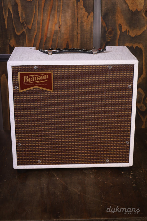 Benson Nathan Junior Combo White Tolex, Oxblood Grille