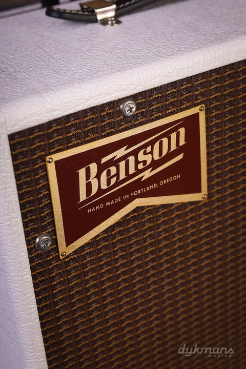 Benson Nathan Junior Combo White Tolex, Oxblood Grille