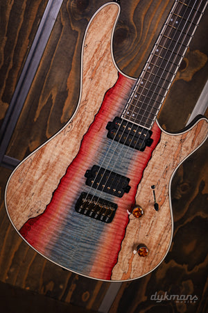 Mayones Regius 6 Spalted Flame Maple