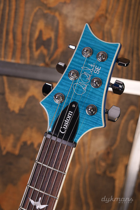 PRS SE Custom 24 Semi-Hollow Piezo Lake Blue