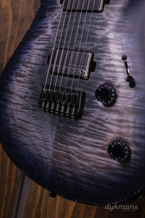 Mayones Regius Core 7 Quilted Trans Graphite Burst