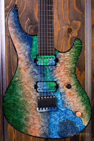Mayones Regius 6 Buckeye Burl Master Grade Custom Color PRE-ORDER