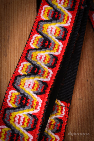 Holy Cow Real Vintage 70's Red Zig Zag