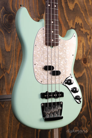 Fender American Performer Mustang Bass Satin Surf Green