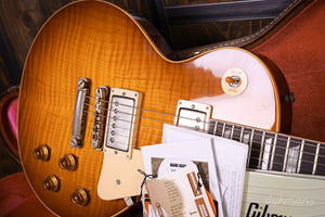 Gibson Custom '59 Les Paul Standard Golden Poppy Burst Murphy Lab Ultra Light Aged