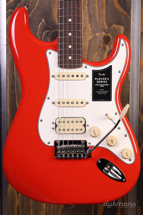 Fender Player II Stratocaster HSS Coral Red