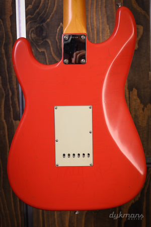 Del-Tone 60s S-Style Fiesta Red Light Aged