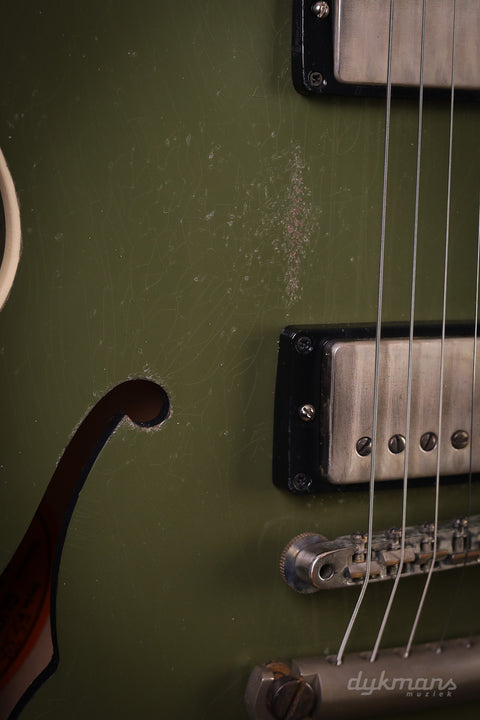 Gibson 1959 ES-335 Reissue Olive Drab Murphy Lab Heavy Aged