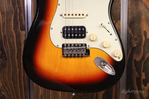 Del-Tone 60's S-Style 3-Tone Sunburst