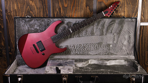 ESP E-II MI Deep Candy Apple Red Satin