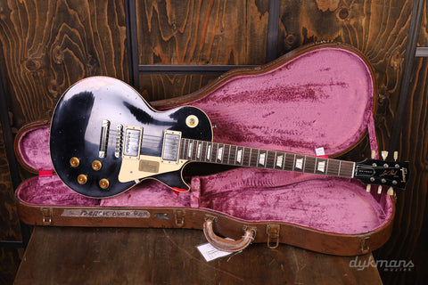 Gibson Custom Shop Les Paul Standard Painted Over Limited Run Ebony over Cherry Sunburst PRE-OWNED!