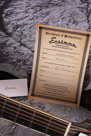 Eastman AC422CE-KOA Limited Edition