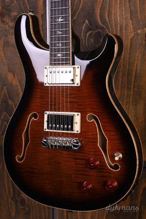 PRS SE Hollowbody II Piezo Black Gold Burst (with LR Baggs system)