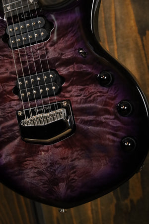 Music Man Majesty 7 Premium Select Purple Nebula Quilt