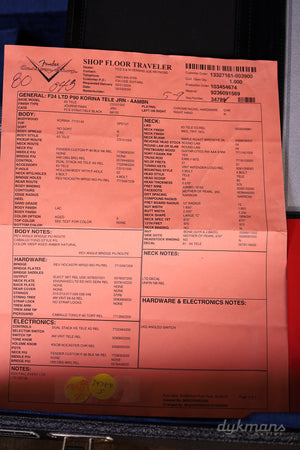 Fender Custom Shop Limited Edition P90 Telecaster Korina