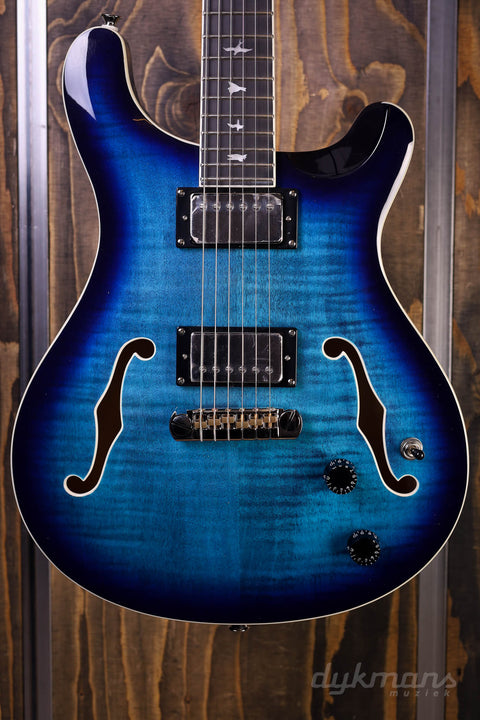 PRS SE Hollowbody II Faded Blue Burst